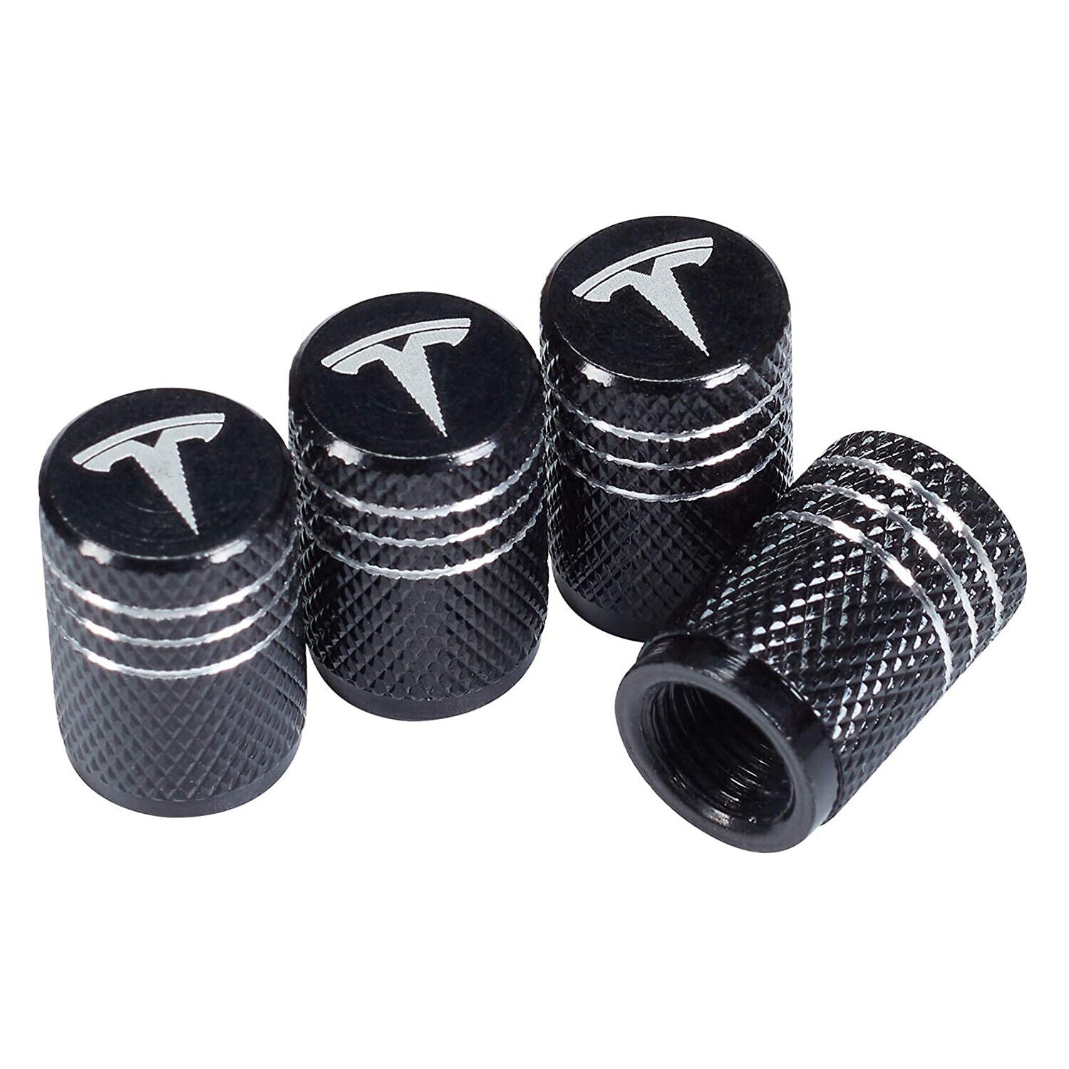4PCS Tire Caps Aluminum Alloy Valve Stem Cap Accessories for Tesla Model Y 3 X S